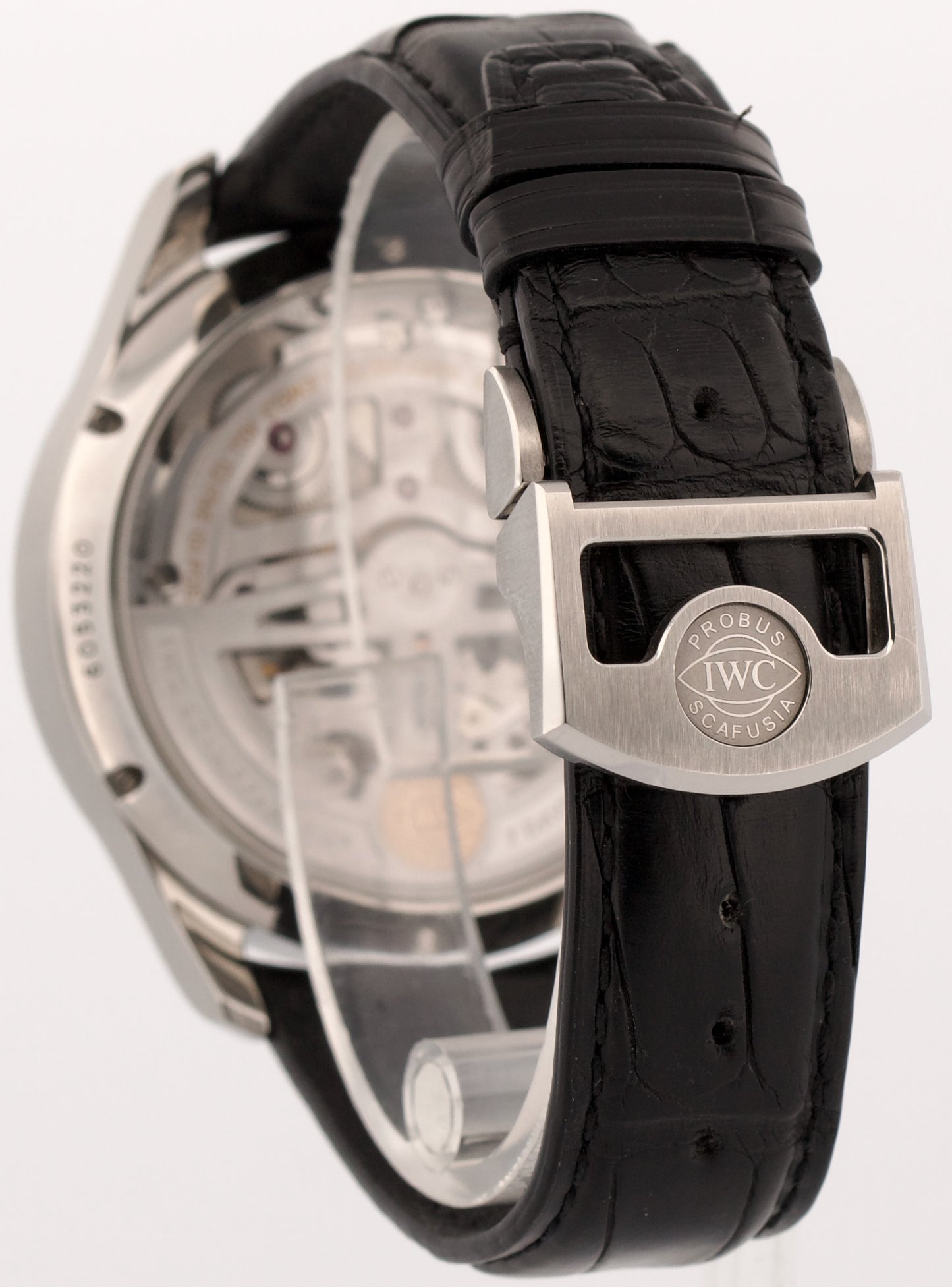 2021 PAPERS IWC Portuguese Portuguesier Annual Calendar BLUE Steel IW503502 BOX