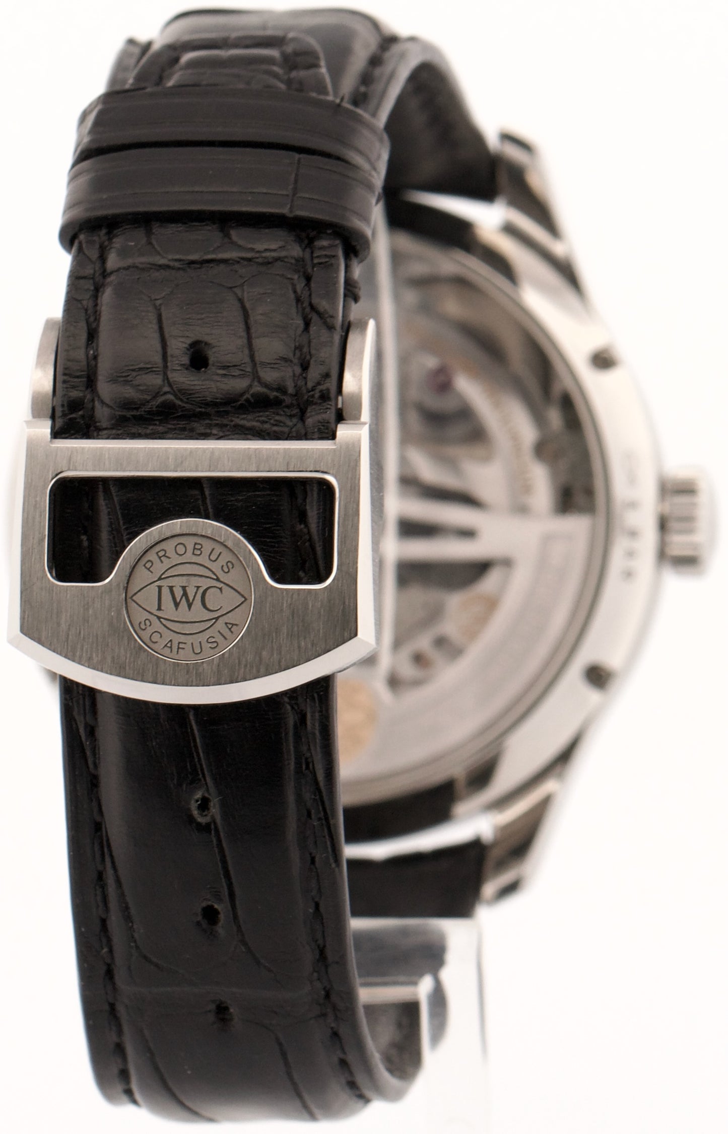 2021 PAPERS IWC Portuguese Portuguesier Annual Calendar BLUE Steel IW503502 BOX