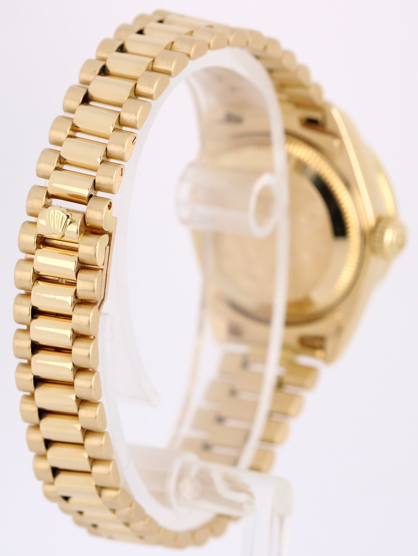 VINTAGE Rolex DateJust President 18k Gold Champagne DIAMOND 26mm 69178 Watch