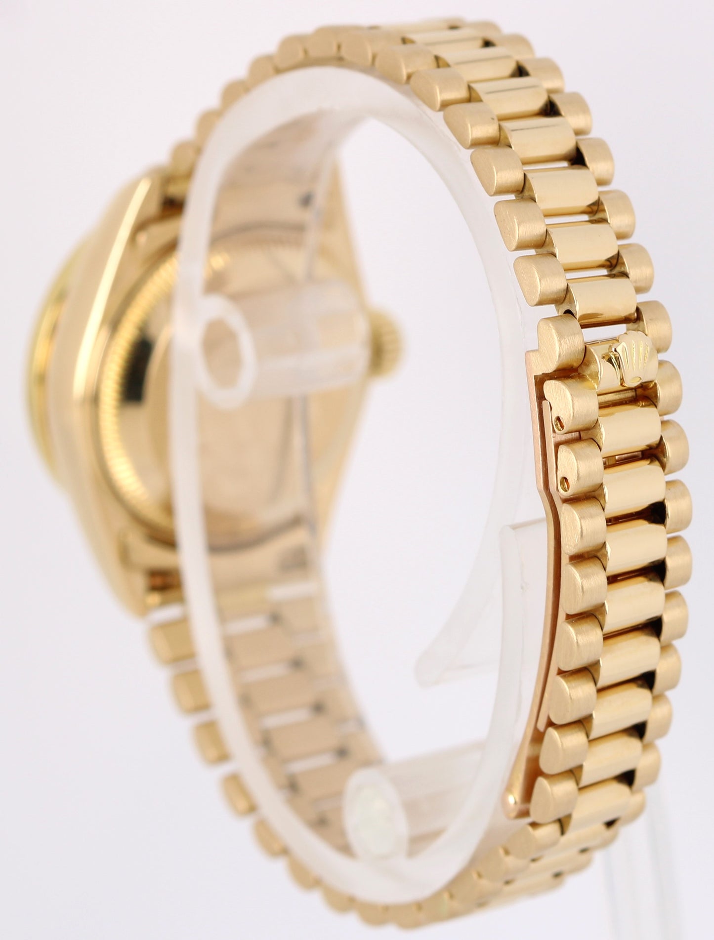 VINTAGE Rolex DateJust President 18k Gold Champagne DIAMOND 26mm 69178 Watch