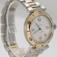 Cartier Pasha 2378 Stainless Two-Tone Gold Steel White 38mm Watch W31035T6