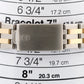 Rolex Oysterquartz DateJust 36mm BLUE Two-Tone 18K Yellow Gold Steel Watch 17013