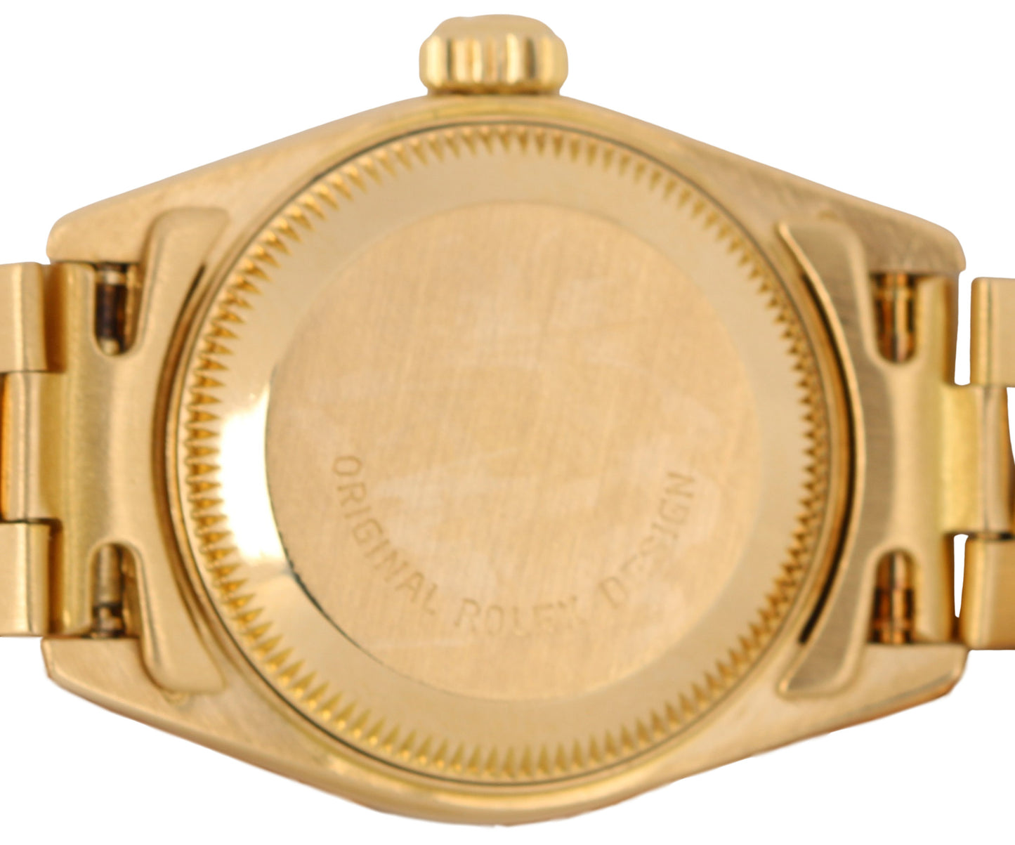 VINTAGE Rolex DateJust President 18k Gold Champagne DIAMOND 26mm 69178 Watch