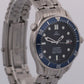 PAPERS Omega Seamaster Professional 300 BLUE Steel JAMES BOND 41mm 2531.80.00