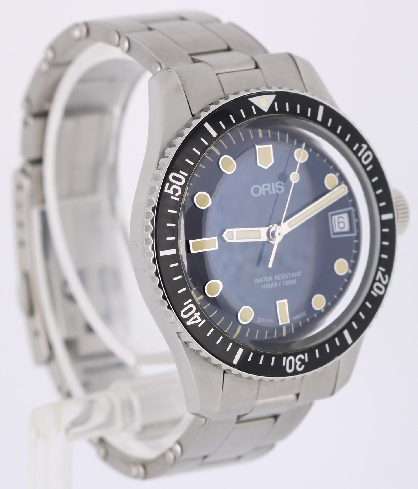 Oris Divers Sixty-Five Steel Blue 36mm 01 733 7747 4055- 078 17 18 Watch BOX