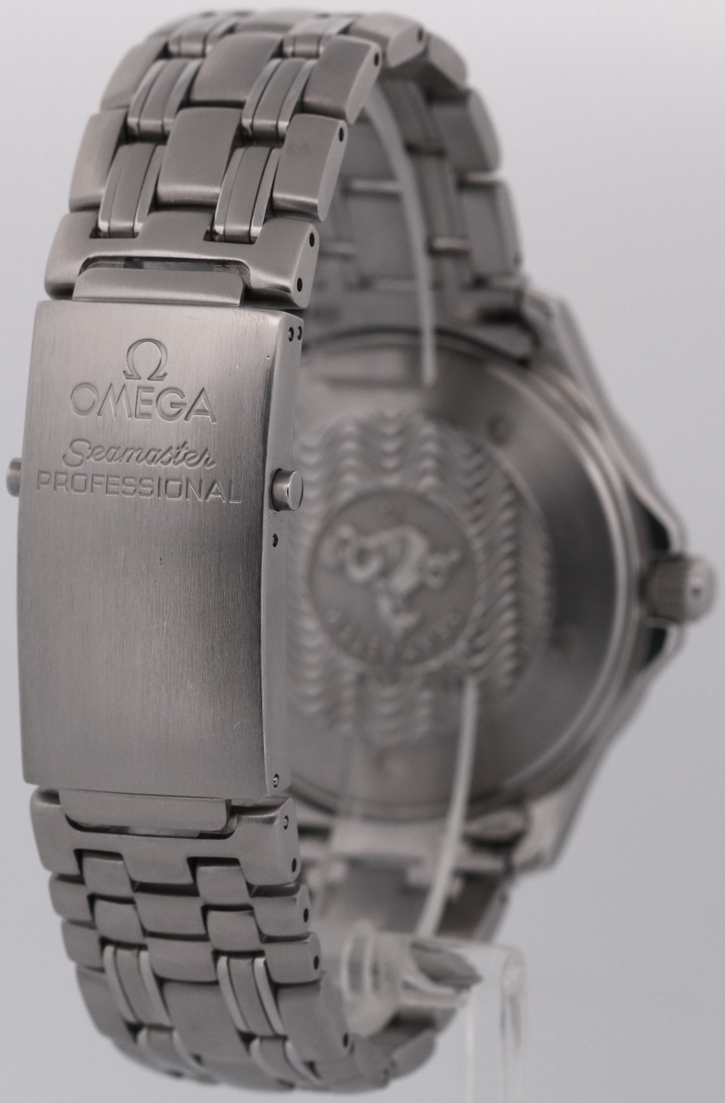 PAPERS Omega Seamaster Professional 300 BLUE Steel JAMES BOND 41mm 2531.80.00