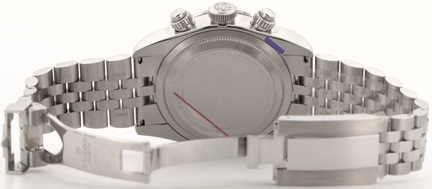 2026 PAPERS Tudor Black Bay Chrono Steel MIAMI PINK 41mm JUBILEE 79360N-0019 BOX