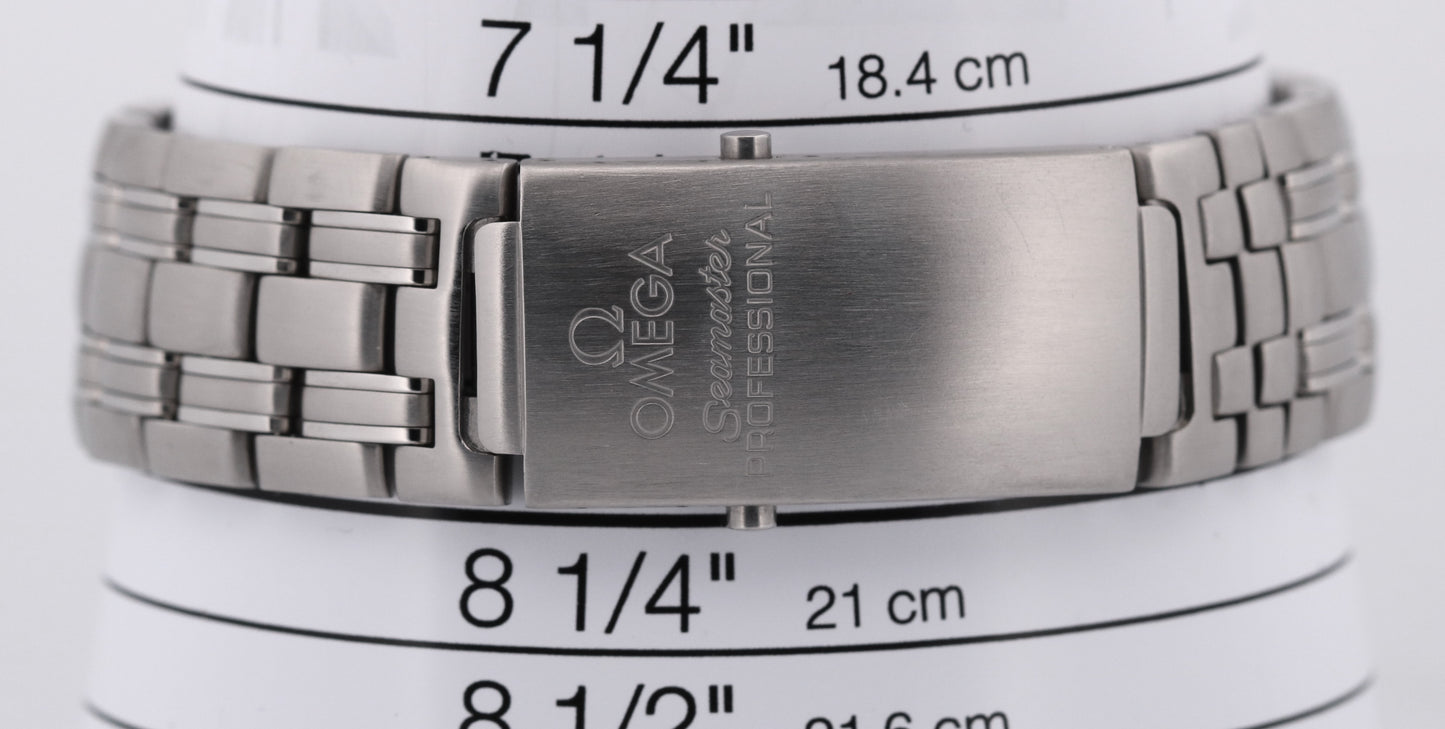 PAPERS Omega Seamaster Professional 300 BLUE Steel JAMES BOND 41mm 2531.80.00