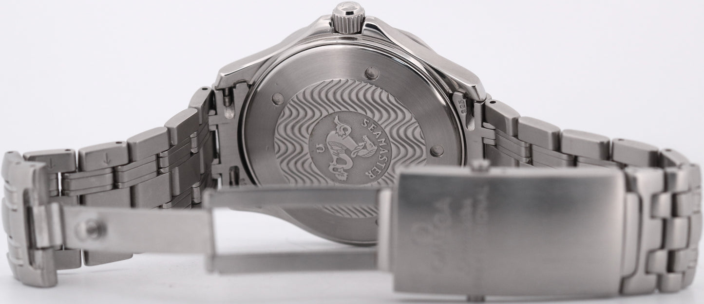 PAPERS Omega Seamaster Professional 300 BLUE Steel JAMES BOND 41mm 2531.80.00