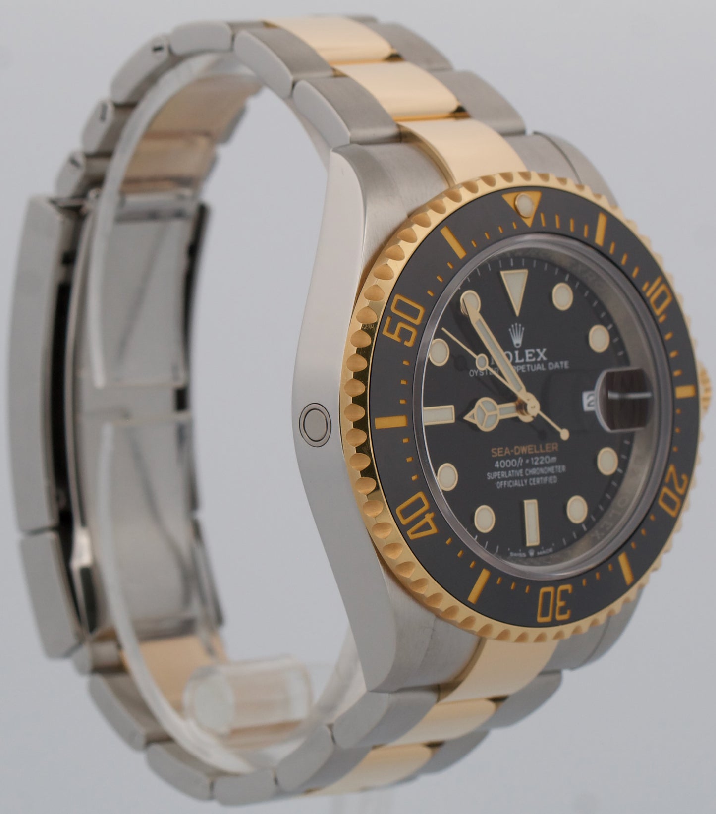 2023 Rolex Sea-Dweller 126603 Black Two-Tone Steel 18K Gold 43mm Box Papers