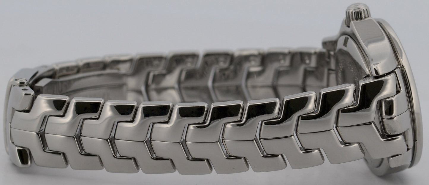 Ladies Tag Heuer Link BLUE MOP DIAMOND 27mm WJF131C.BA0572 Quartz Watch BOX