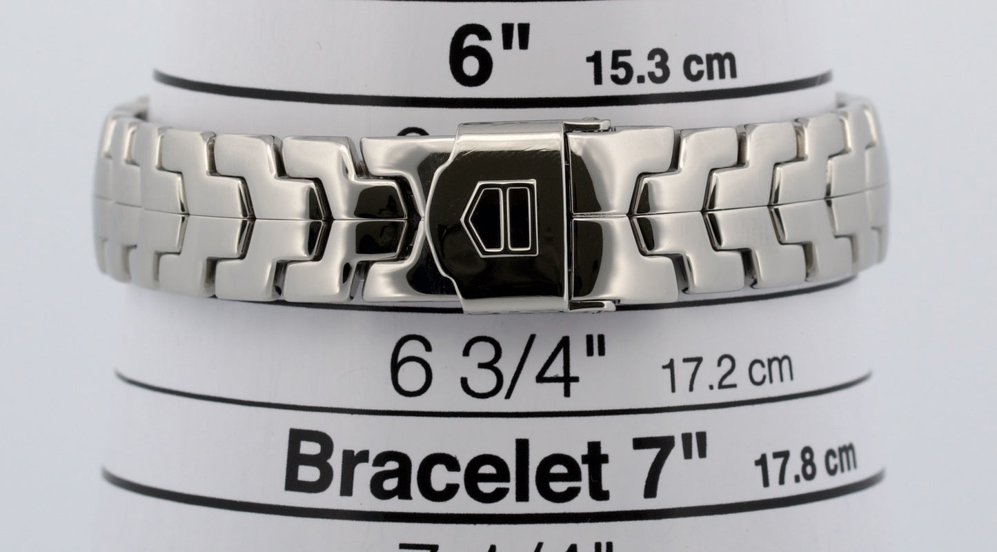 Ladies Tag Heuer Link BLUE MOP DIAMOND 27mm WJF131C.BA0572 Quartz Watch BOX