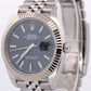 2019 PAPERS Rolex DateJust 41 BLUE 18K Steel JUBILEE Fluted 41mm 126334 BOX