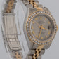 Ladies Rolex DateJust SILVER ROMAN DIAMOND 18K Gold Steel 26mm JUBILEE 79173