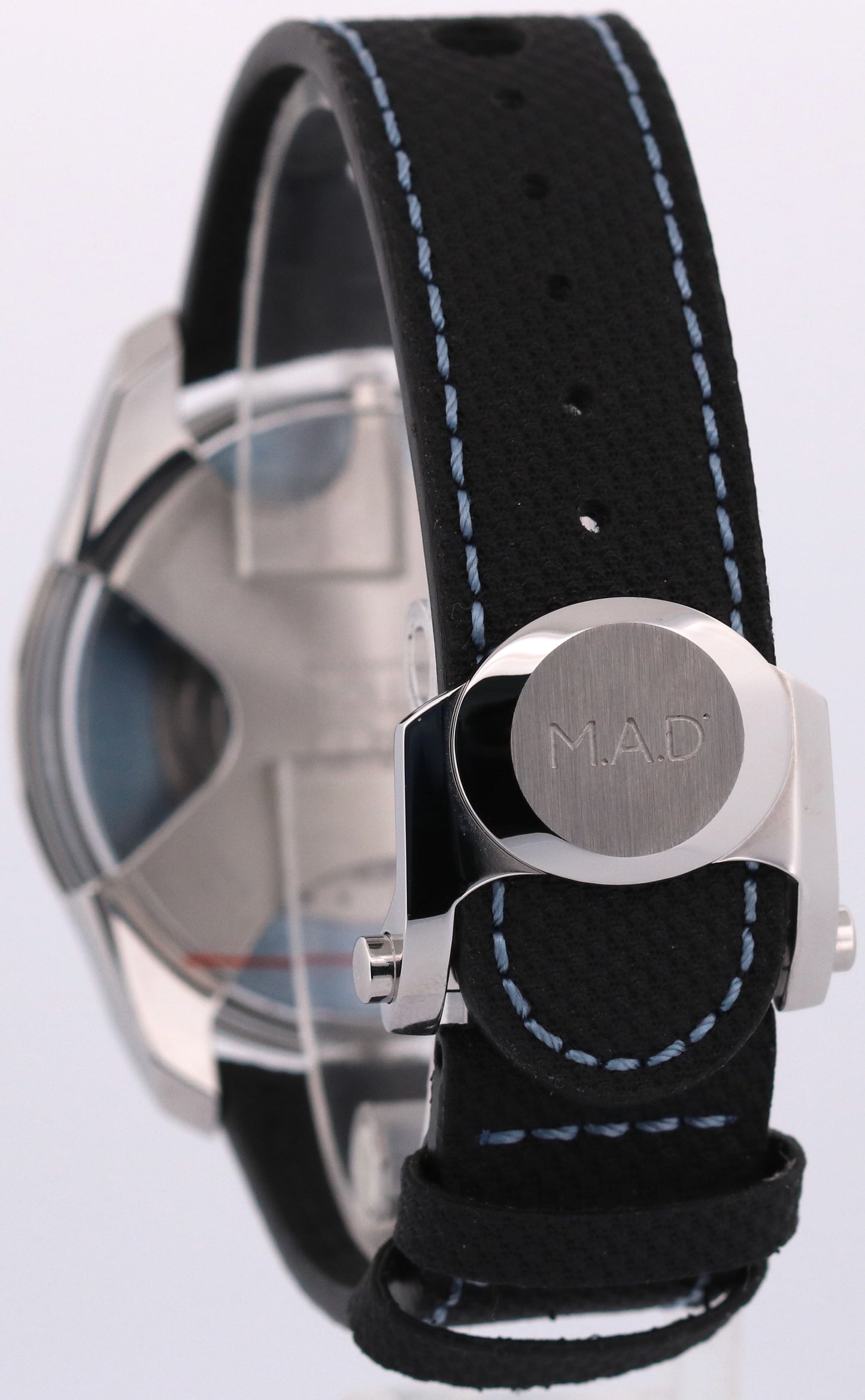 PAPERS MB&F M.A.D.1S ICE BLUE Stainless Steel Automatic Leather 42mm Watch BOX