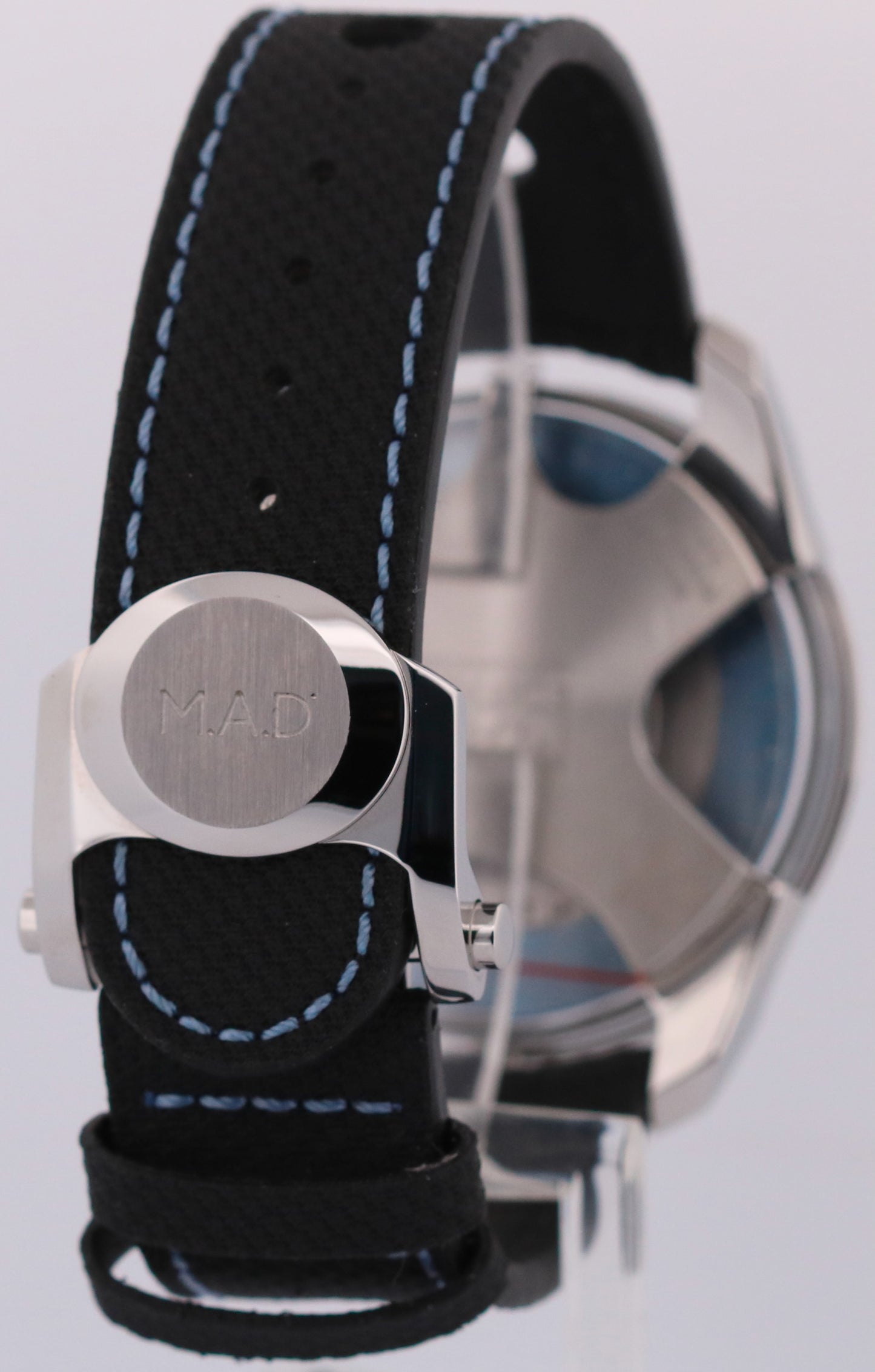 PAPERS MB&F M.A.D.1S ICE BLUE Stainless Steel Automatic Leather 42mm Watch BOX