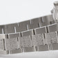 Rolex DateJust II 41mm 116300 Silver Pave Diamond Stainless Steel Oyster Watch
