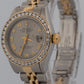 Ladies Rolex DateJust SILVER ROMAN DIAMOND 18K Gold Steel 26mm JUBILEE 79173