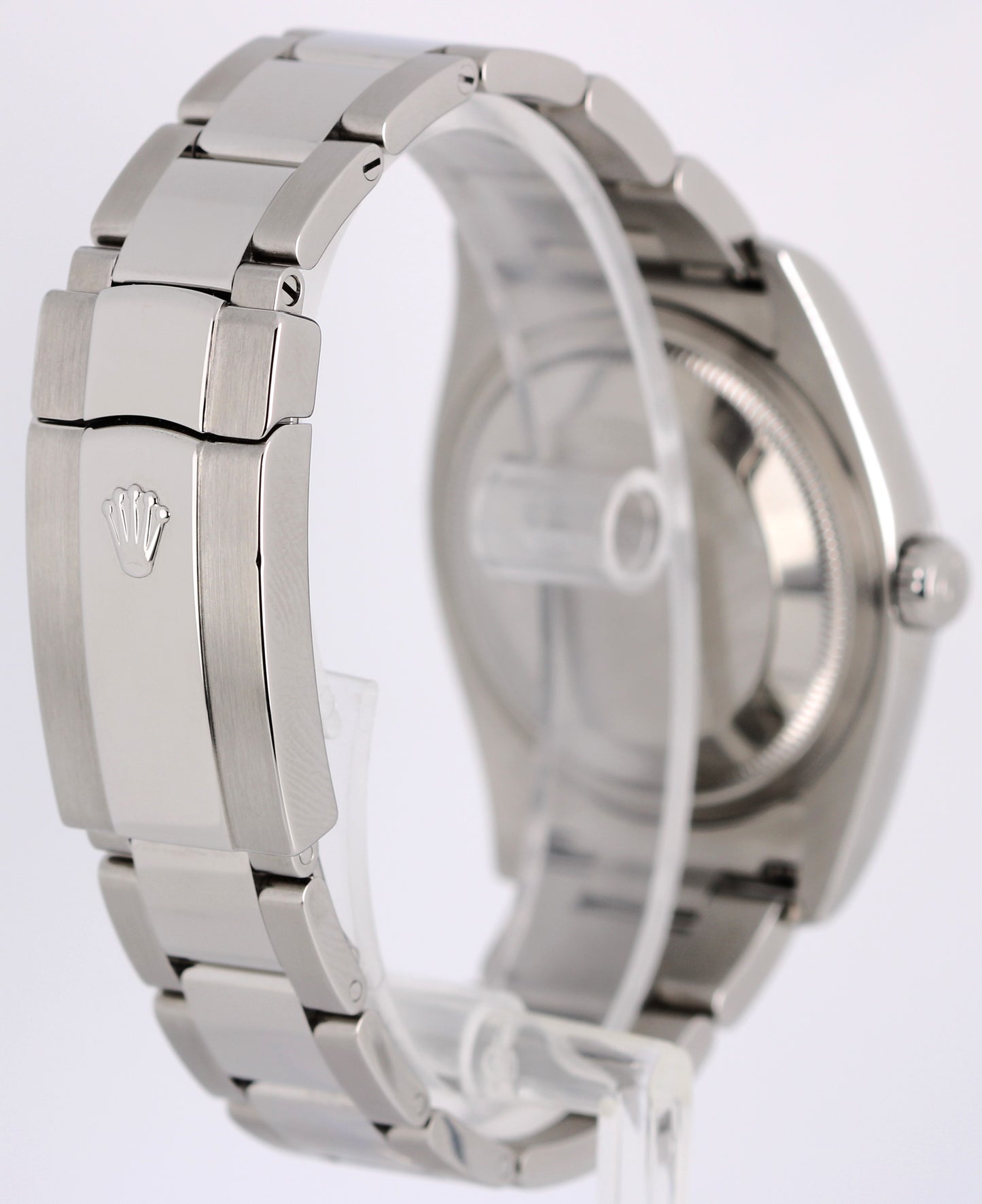 JUNE 2014 Rolex DateJust Concentric Silver Blue Arabic 36mm 116200 Watch BOX