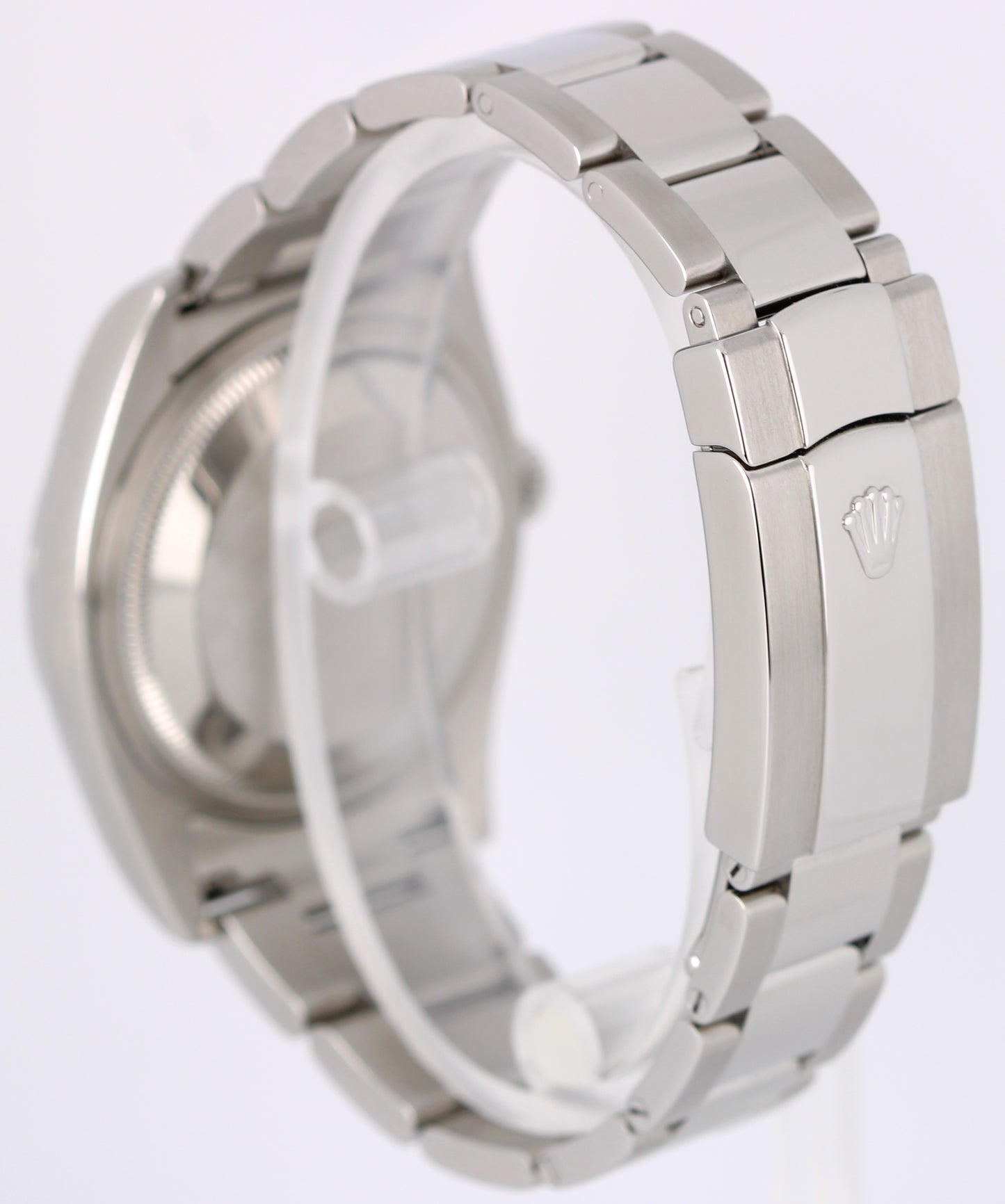 JUNE 2014 Rolex DateJust Concentric Silver Blue Arabic 36mm 116200 Watch BOX