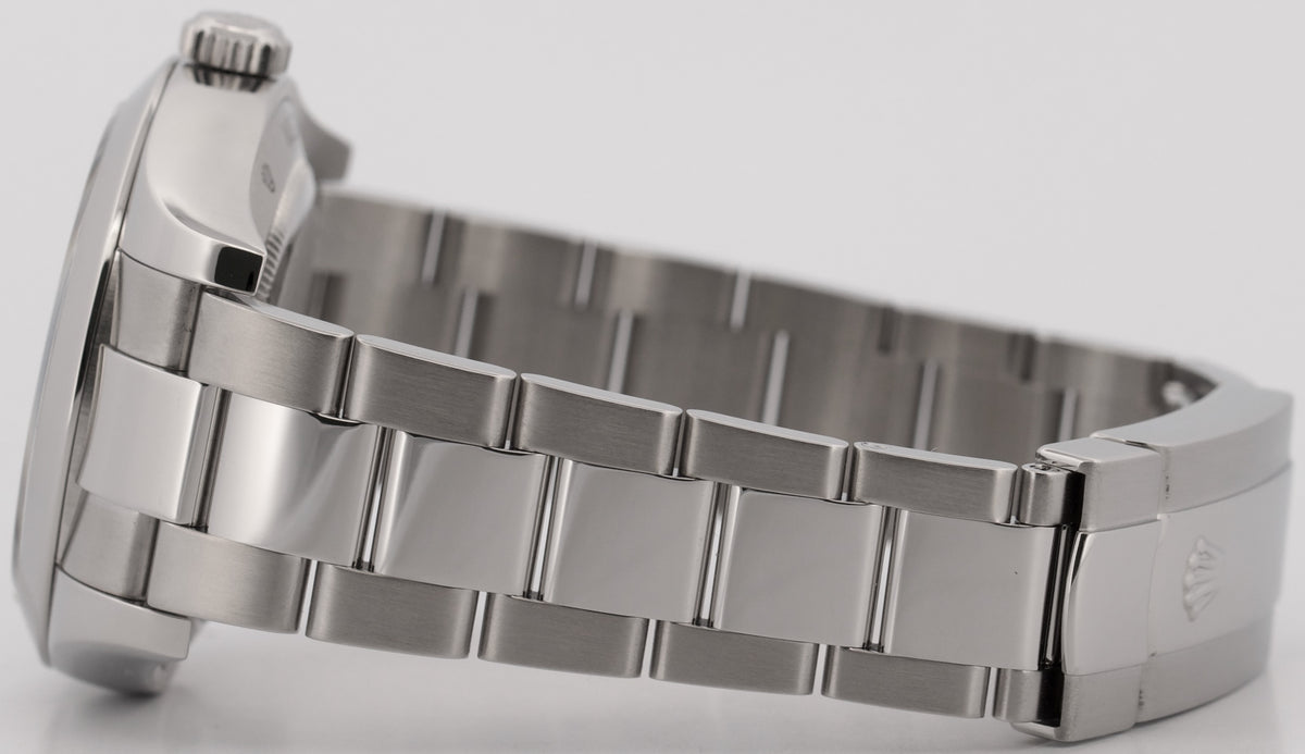 Rolex Milgauss WHITE Orange Stainless Steel 40mm Automatic Oyster 116400 Watch