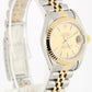 VINTAGE Rolex DateJust PAPERS Two-Tone 18k Gold Steel Champagne 26mm 69173 Watch