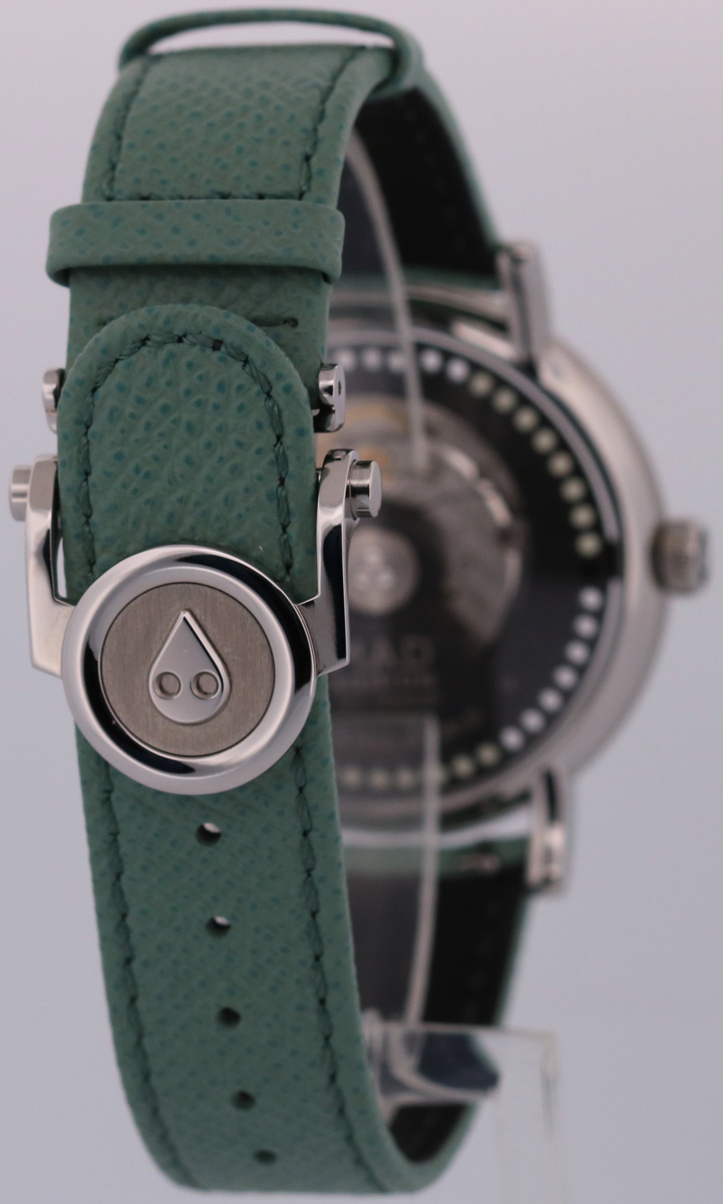 PAPERS MB&F M.A.D.2 GREEN Stainless Steel Automatic Leather 42mm Watch BOX
