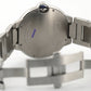 Cartier Ballon Bleu SILVER GUILLOCHE Stainless Roman 42mm 3765 W69012Z4 Watch