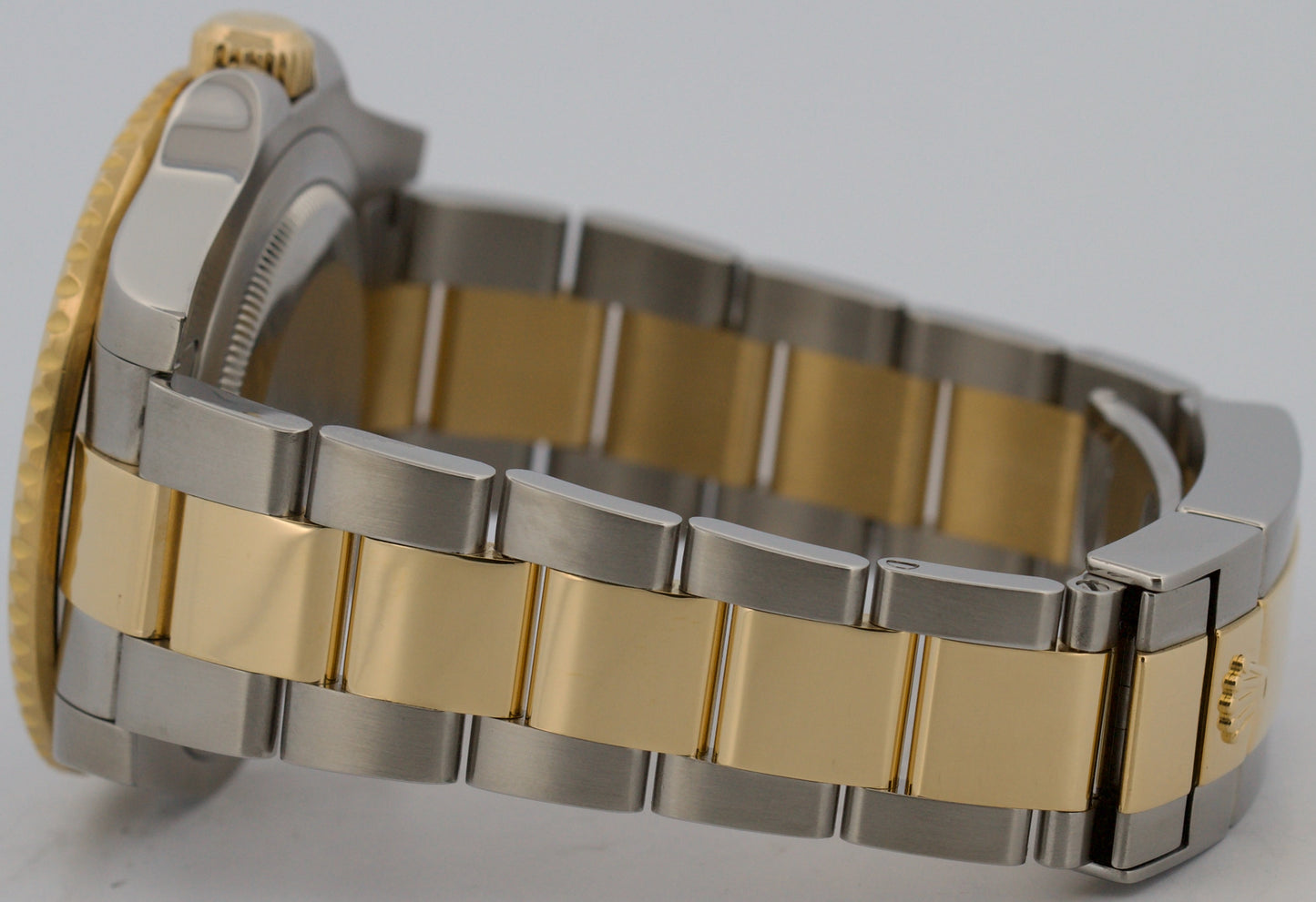 Rolex GMT-Master II Ceramic BLACK Two-Tone 18K Gold Steel 40mm 116713 LN Watch