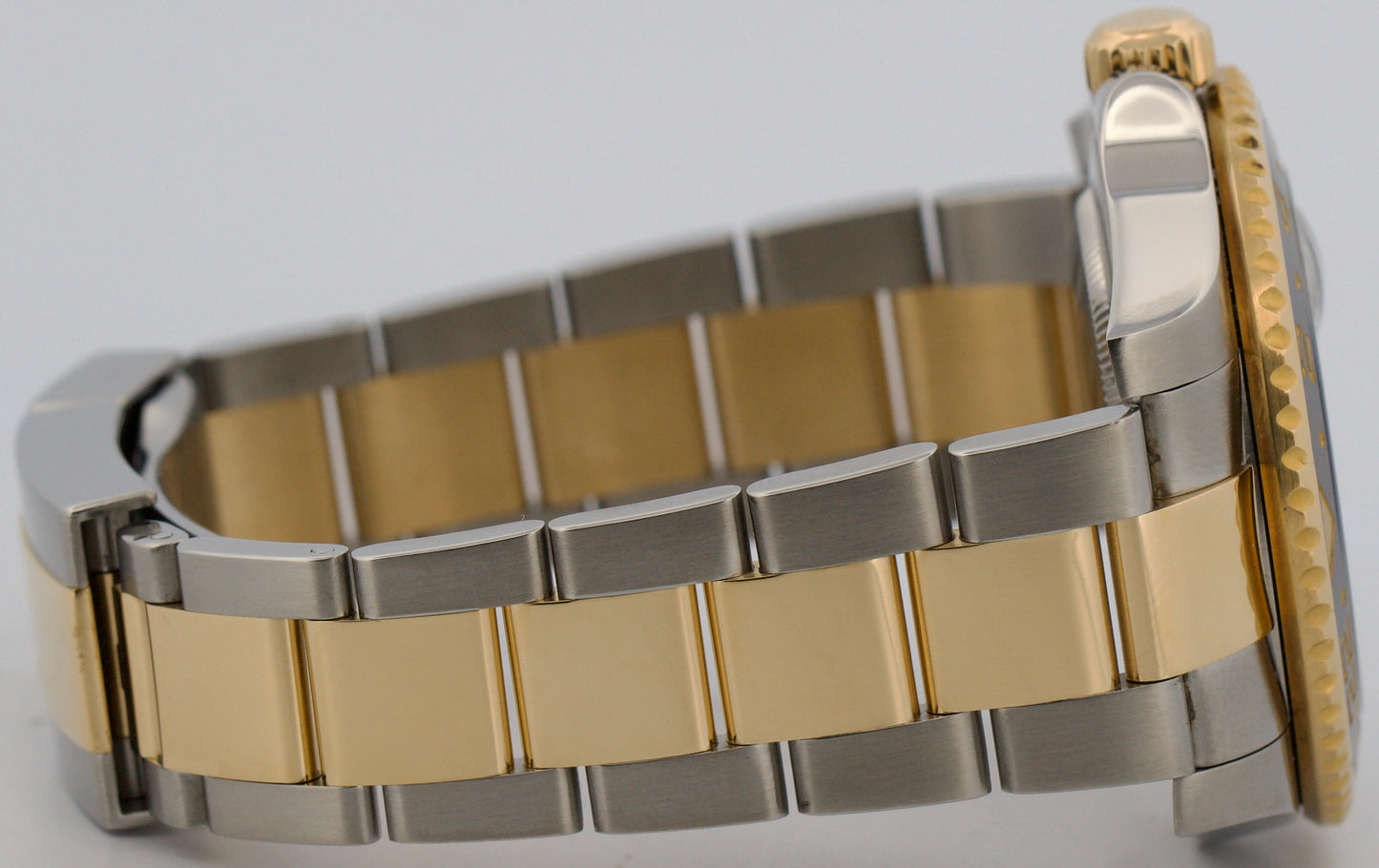 Rolex GMT-Master II Ceramic BLACK Two-Tone 18K Gold Steel 40mm 116713 LN Watch