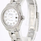 VINTAGE Ladies Rolex Datejust Steel DIAMOND Mother of Pearl 26mm 6916 Watch
