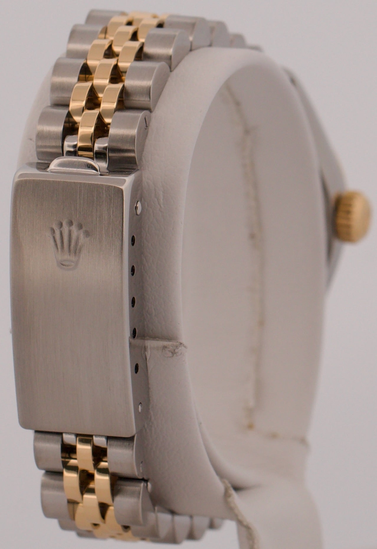 Ladies Rolex DateJust 26mm SILVER JUBILEE DIAMOND 18K Gold Steel Fluted 69173