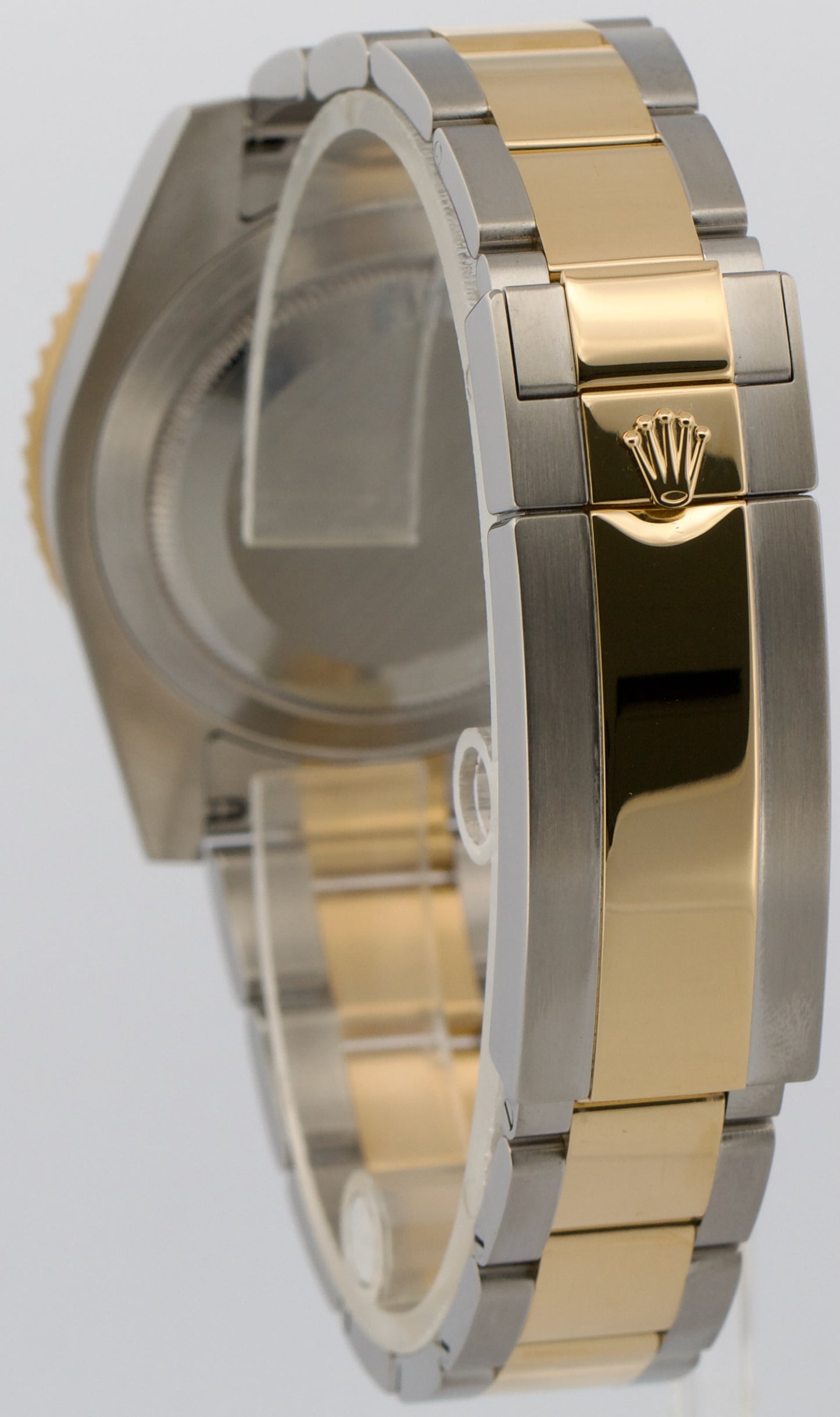 Rolex Submariner Date 18K Yellow Gold Steel BLACK Ceramic 40mm 116613 LN Watch