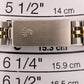 Ladies Rolex DateJust 26mm SILVER JUBILEE DIAMOND 18K Gold Steel Fluted 69173