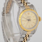 Rolex Oyster Perpetual 24mm Two-Tone Yellow Gold CHAMPAGNE Jubilee Watch 67193