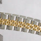 Ladies Rolex DateJust 26mm SILVER JUBILEE DIAMOND 18K Gold Steel Fluted 69173