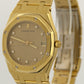Audemars Piguet Royal Oak FACTORY CHAMPAGNE DIAMOND 18K Yellow Gold Quartz 35mm