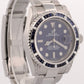 Rolex Submariner Date BLUE DIAMOND SAPPHIRE Stainless Steel 40mm Watch 116610
