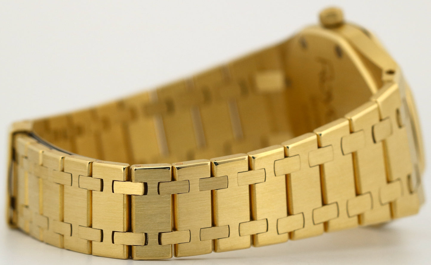 Audemars Piguet Royal Oak FACTORY CHAMPAGNE DIAMOND 18K Yellow Gold Quartz 35mm