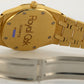 Audemars Piguet Royal Oak FACTORY CHAMPAGNE DIAMOND 18K Yellow Gold Quartz 35mm