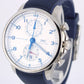 IWC Portugieser Yacht Club Chronograph PAPERS Silver Arabic 45mm IW390702 Watch