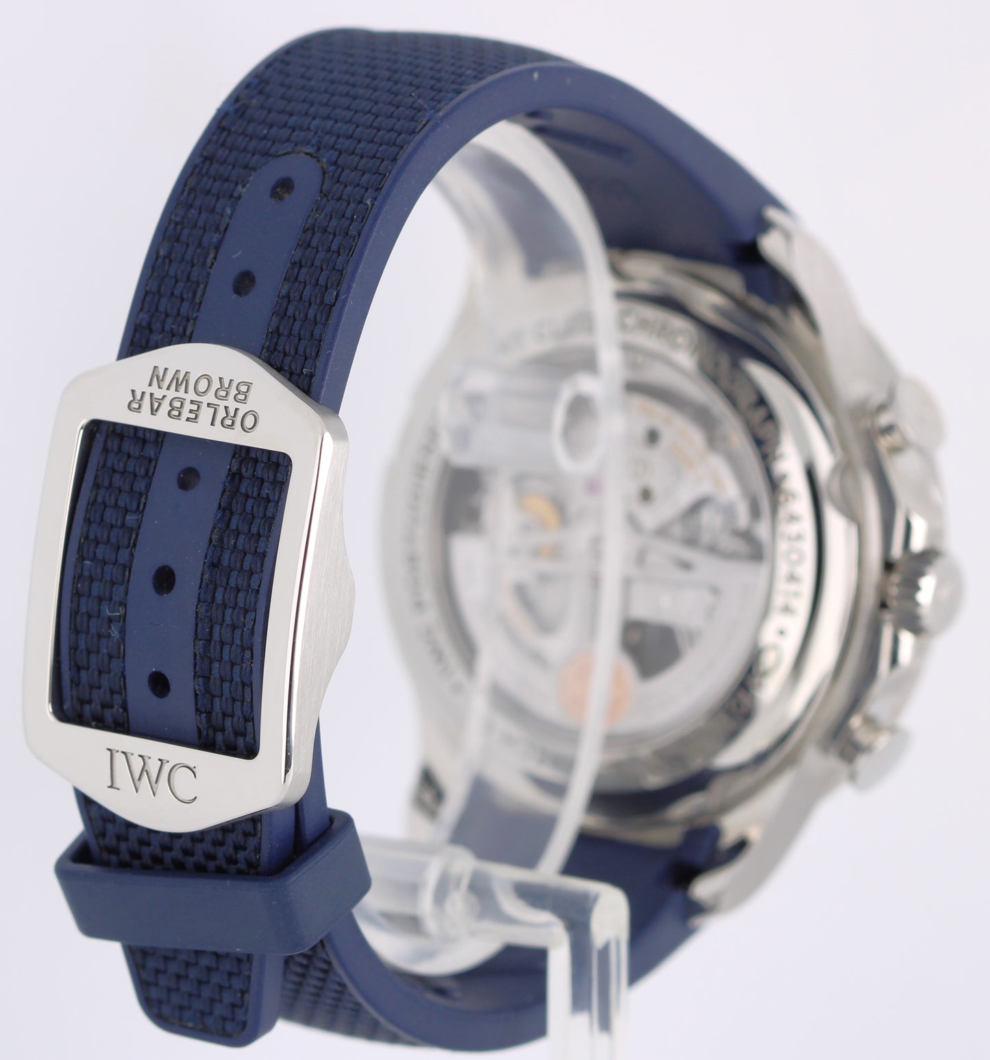 IWC Portugieser Yacht Club Chronograph PAPERS Silver Arabic 45mm IW390702 Watch