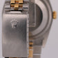 PAPERS Rolex DateJust 36mm CHAMPAGNE TAPESTRY TIFFANY 18K JUBILEE 16233 BOX