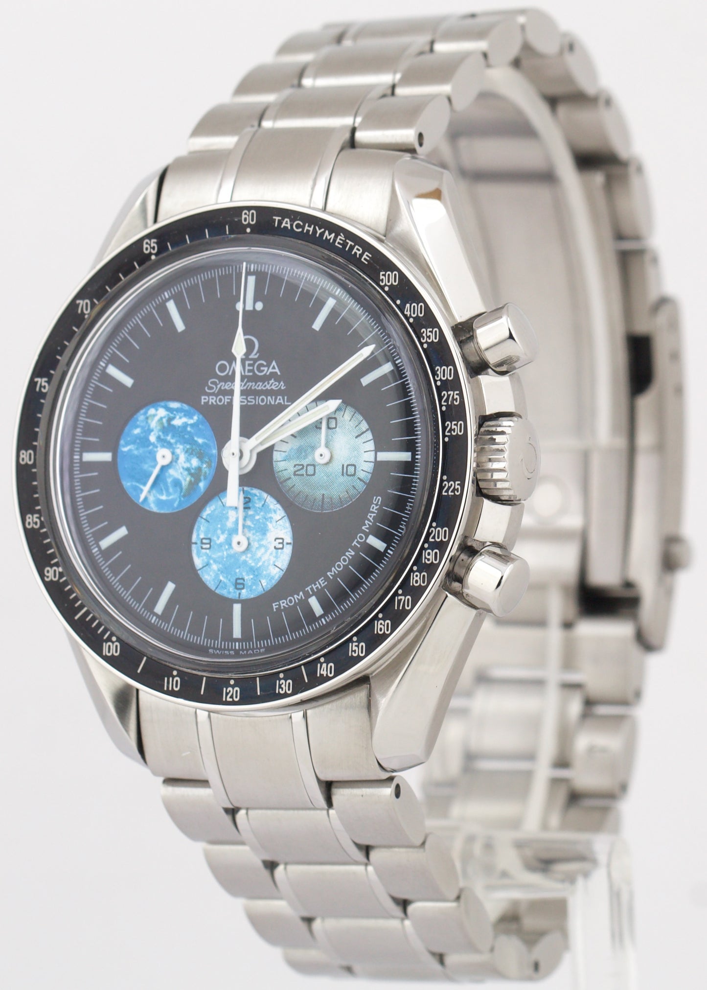 PAPERS Omega Speedmaster FROM MOON TO MARS 3577.50.00 Steel 42mm Manual BOX