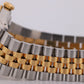 PAPERS Rolex DateJust 36mm CHAMPAGNE TAPESTRY TIFFANY 18K JUBILEE 16233 BOX