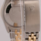 Rolex DateJust Midsize BLACK DIAMOND BEZEL 18K Gold Steel JUBILEE 31mm 68273