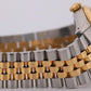 PAPERS Rolex DateJust 36mm CHAMPAGNE TAPESTRY TIFFANY 18K JUBILEE 16233 BOX