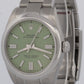 NEW STICKERED 2025 Rolex Oyster Perpetual 41 PISTACHIO GREEN 41mm 134300 BOX