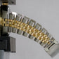 Rolex DateJust Midsize BLACK DIAMOND BEZEL 18K Gold Steel JUBILEE 31mm 68273
