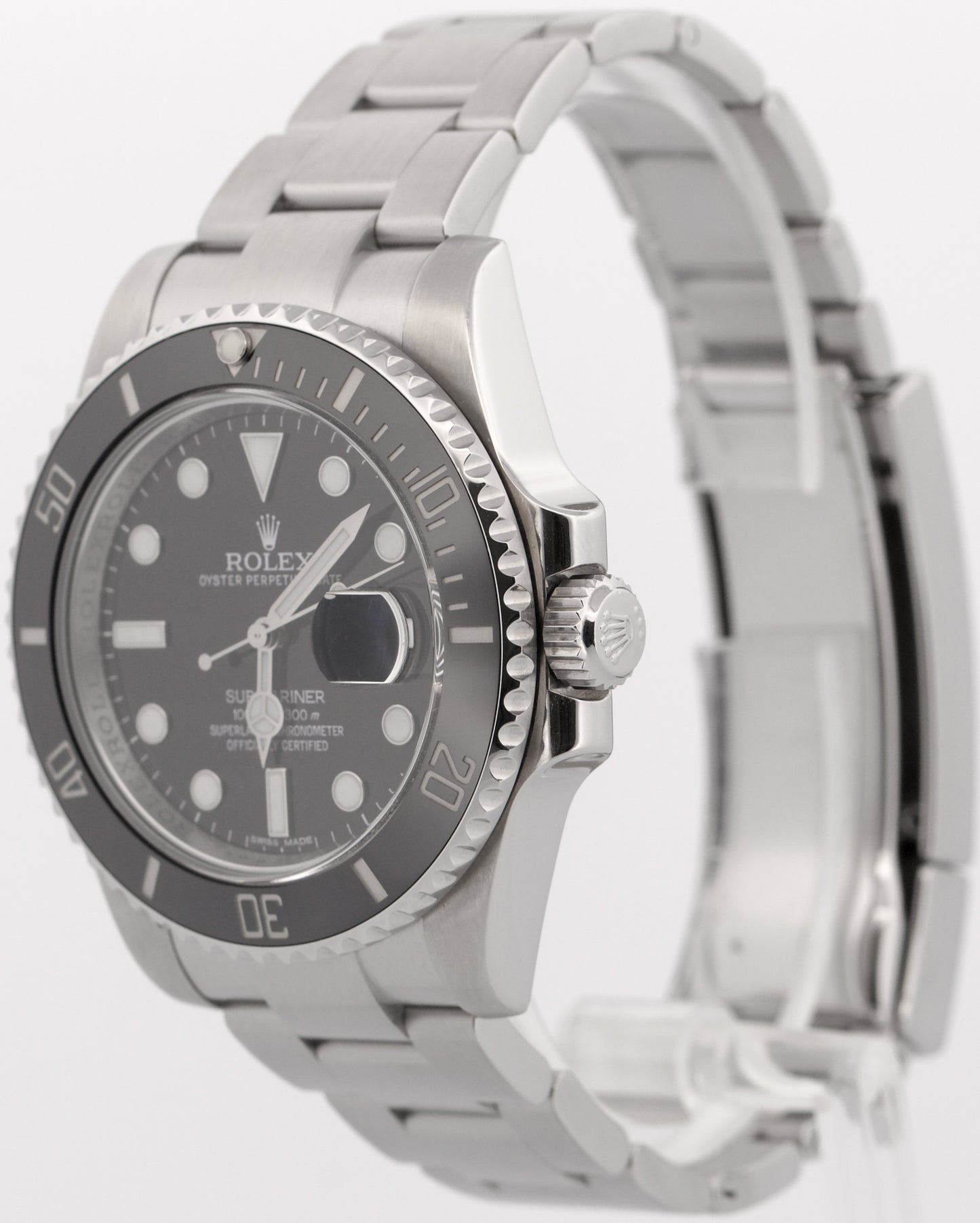 Rolex Submariner Date BLACK Stainless Steel 40mm Oyster 116610 LN Watch